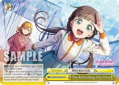 The Refreshing City View SIP/W109-E034 CC — Love Live! School idol festival 2 MIRACLE LIVE!