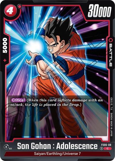 Son Gohan : Adolescence (FS06-08) [Fusion World] FS06-08