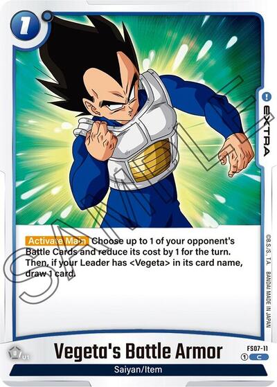 Vegeta's Battle Armor (FS07-11) [Fusion World] FS07-11