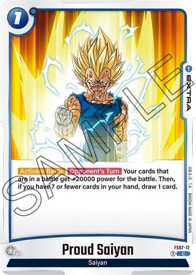 Proud Saiyan (FS07-12) [Fusion World] FS07-12