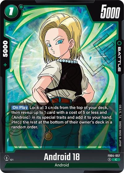 Android 18 (FB04-057) [Fusion World] FB04-057