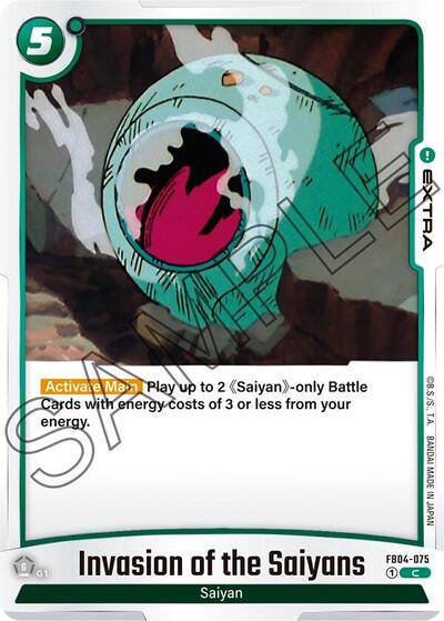 Invasion of the Saiyans (FB04-075) [Fusion World] FB04-075