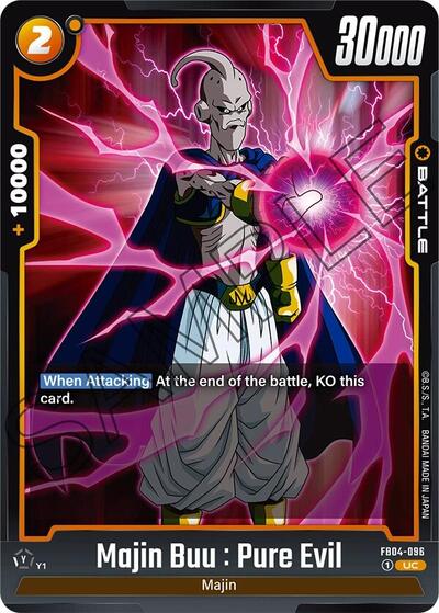 Majin Buu : Pure Evil (FB04-096) [Fusion World] FB04-096