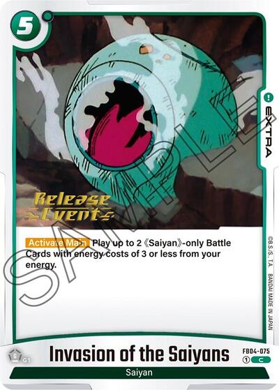 Invasion of the Saiyans (FB04-075) [Fusion World] FB04-075