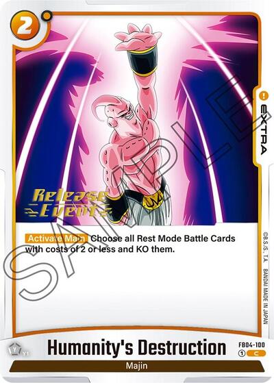 Humanity's Destruction (FB04-100) [Fusion World] FB04-100