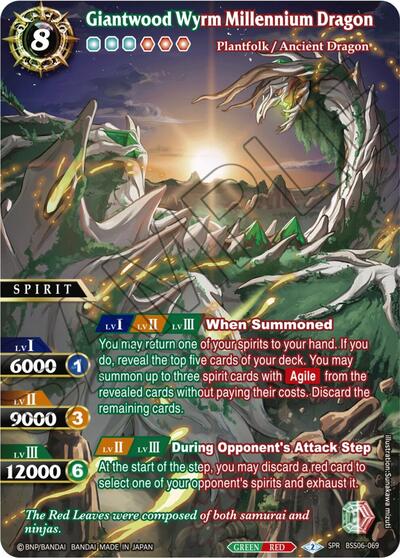 Giantwood Wyrm Millennium Dragon BSS06-069