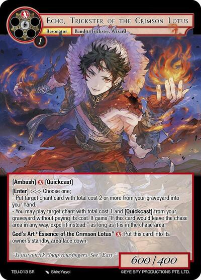 Echo, Trickster of the Crimson Lotus 