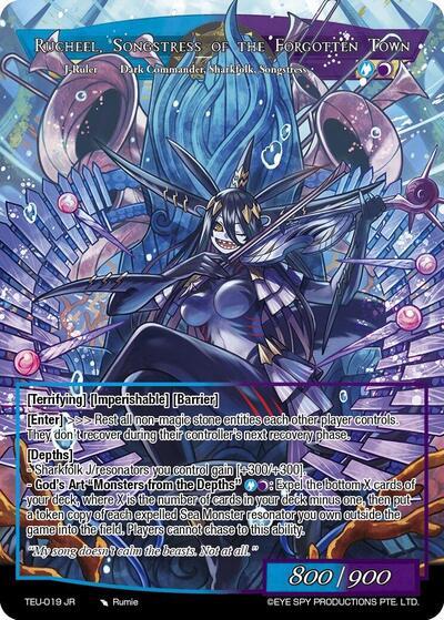Advisor to the Underwater Federation, Rucheel // Rucheel, Songstress of the Forgotten Town