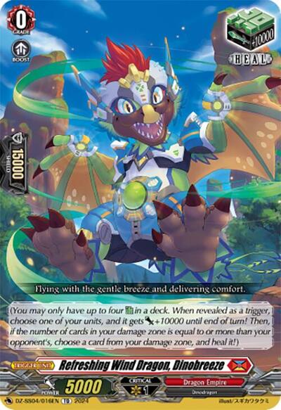 Refreshing Wind Dragon, Dinobreeze [D-Format] DZ-SS04/016EN