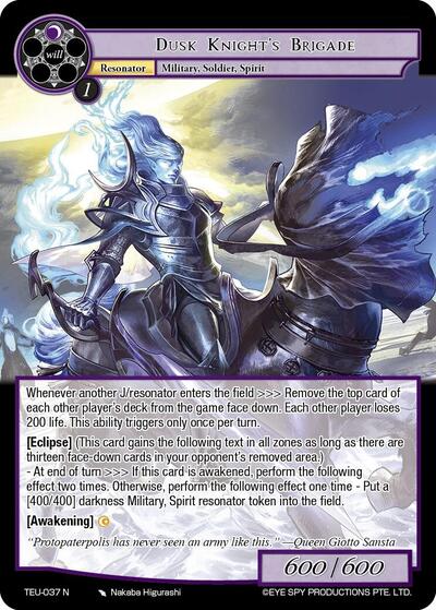 Dusk Knight's Brigade 