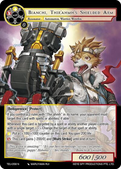 Bianchi, Thir'ahmh's Shielded Arm 