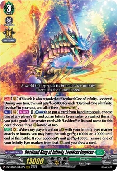 Destined King of Infinity, Levidras Empireo [D-Format] DZ-BT05/014EN