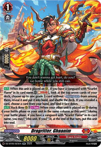 Dragritter, Ghaanim [D-Format] DZ-BT05/023EN