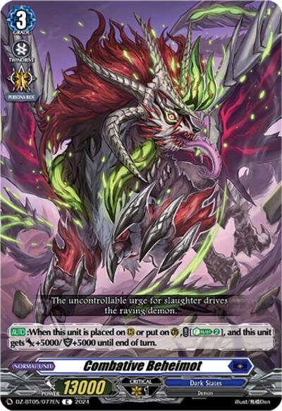 Combative Beheimot [D-Format] DZ-BT05/077EN