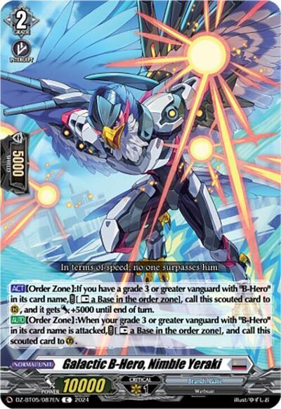 Galactic B-Hero, Nimble Yeraki [D-Format] DZ-BT05/087EN
