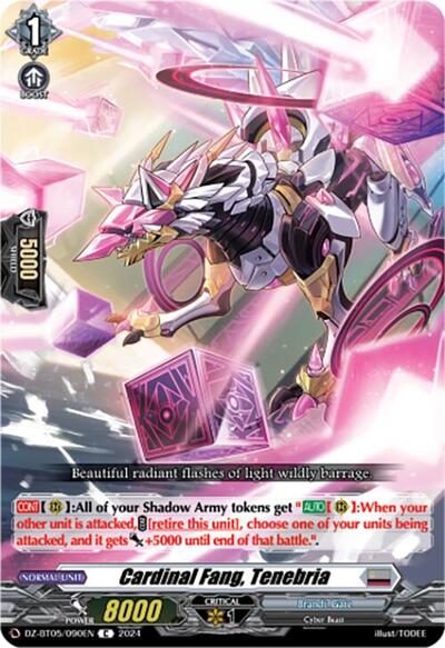 Cardinal Fang, Tenebria [D-Format] DZ-BT05/090EN