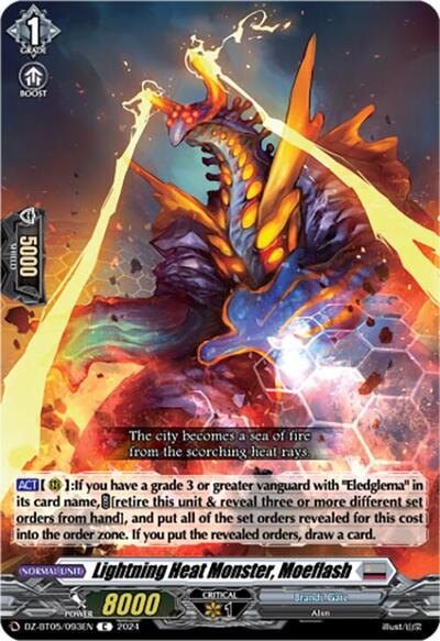 Lightning Heat Monster, Moeflash [D-Format] DZ-BT05/093EN