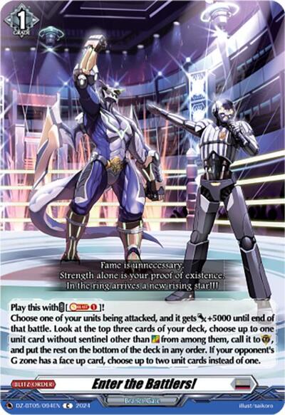 Enter the Battlers! [D-Format] DZ-BT05/094EN