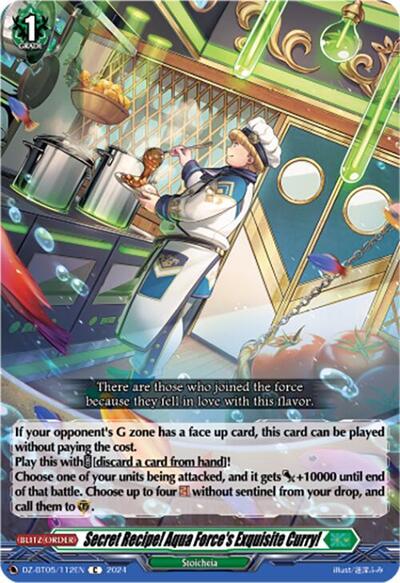 Secret Recipe! Aqua Force's Exquisite Curry! [D-Format] DZ-BT05/112EN