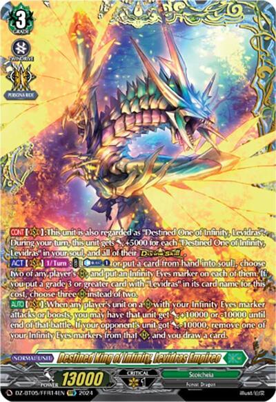 Destined King of Infinity, Levidras Empireo [D-Format] DZ-BT05/FFR14EN