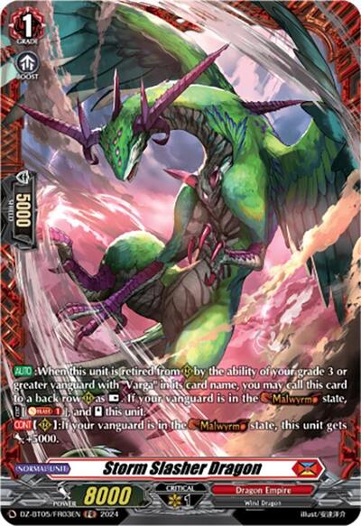Storm Slasher Dragon [D-Format] DZ-BT05/FR03EN