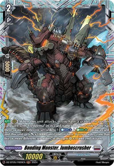 Bonding Monster, Jumboscrusher [D-Format] DZ-BT05/FR20EN