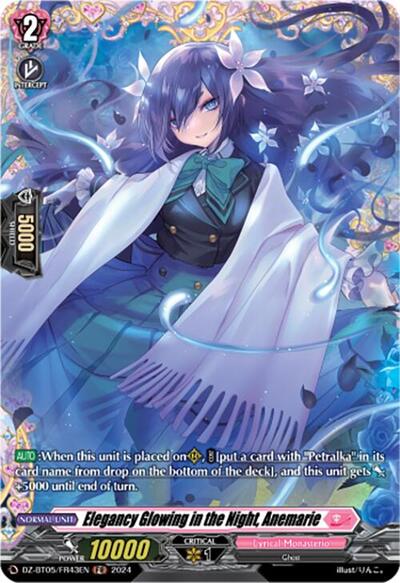 Elegancy Glowing in the Night, Anemarie [D-Format] DZ-BT05/FR43EN