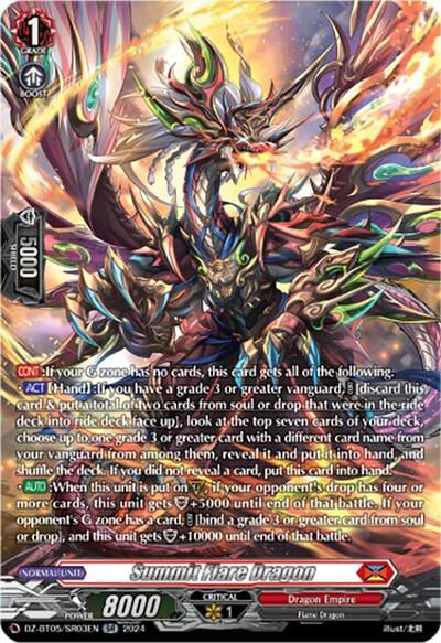 Summit Flare Dragon [D-Format] DZ-BT05/SR03EN