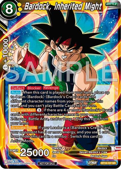 Bardock, Inherited Might BT18-107
