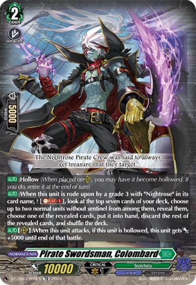 Pirate Swordsman, Colombard [G Format] 