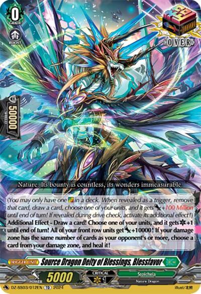 Source Dragon Deity of Blessings, Blessfavor [D Format] DZ-SS03/012EN