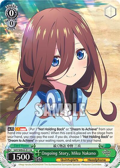 Ongoing Story, Miku Nakano 5HY/WE43-E11 N