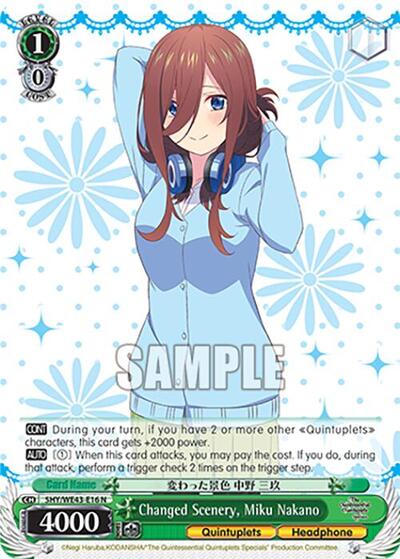 Changed Scenery, Miku Nakano 5HY/WE43-E16 N