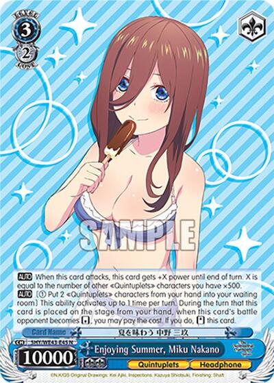 Enjoying Summer, Miku Nakano 5HY/WE43-E45 N