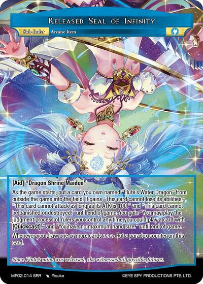 Released Seal Of Infinity MP02-014 SRR