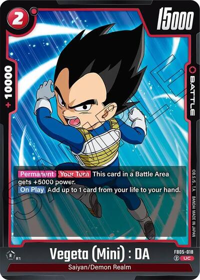 Vegeta (Mini) : DA (FB05-018) [Fusion World] FB05-018