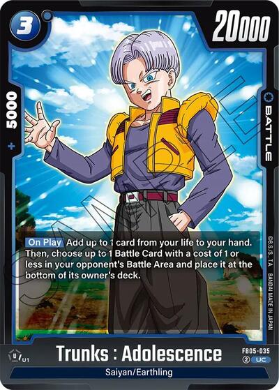 Trunks : Adolescence (FB05-035) [Fusion World] FB05-035