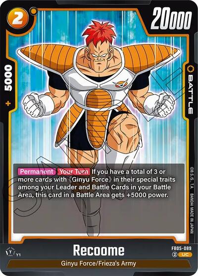 Recoome (FB05-089) [Fusion World] FB05-089