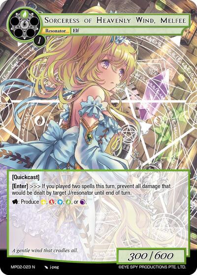 Sorceress of Heavenly Wind, Melfee MP02-023 N