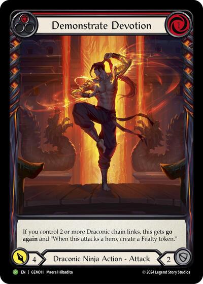 Demonstrate Devotion 