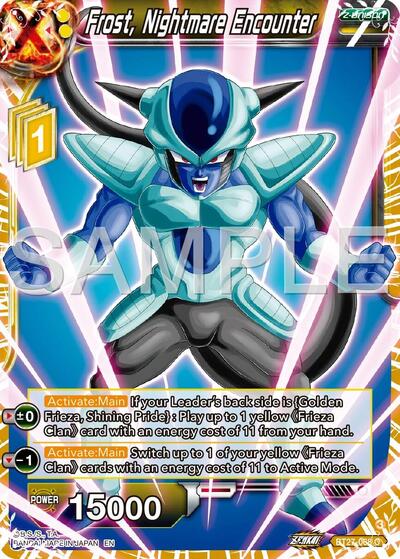 Frost, Nightmare Encounter BT27-068