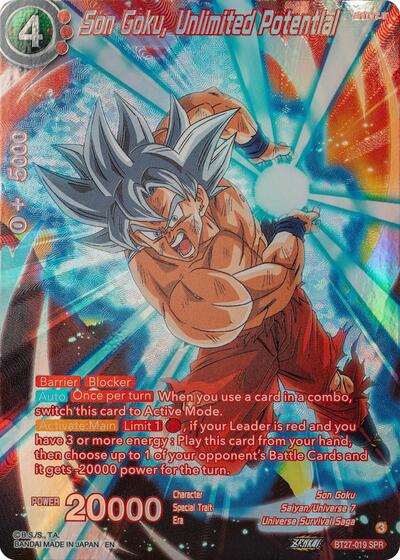 Son Goku, Unlimited Potential BT27-019