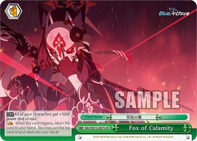 Fox of Calamity BAV/W112-E075 CR