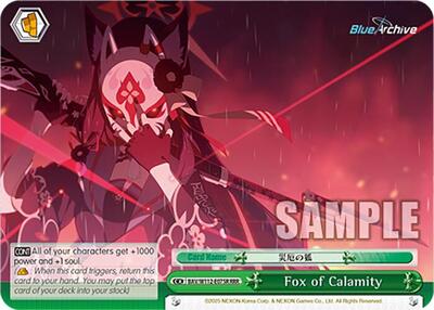 Fox of Calamity BAV/W112-E075R RRR