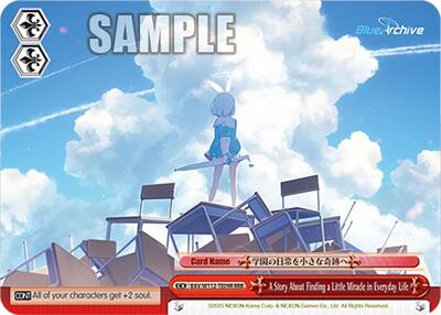 A Story About Finding a Little Miracle in Everyday Life BAV/W112-TE09RRR RRR