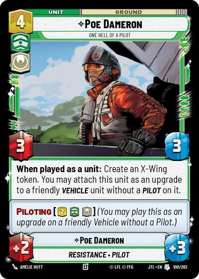 Poe Dameron, One Hell of a Pilot 
