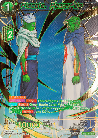 Piccolo, Power-Up BT27-048 — History of Z