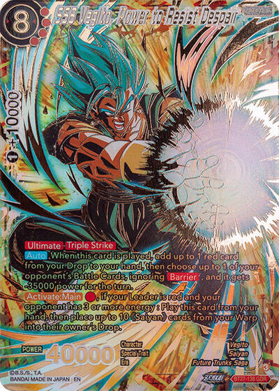 SSB Vegito, Power to Resist Despair BT27-138