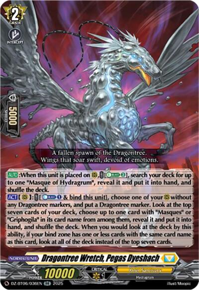 Dragontree Wretch, Pegas Dyeshach [D-Format] DZ-BT06/036EN