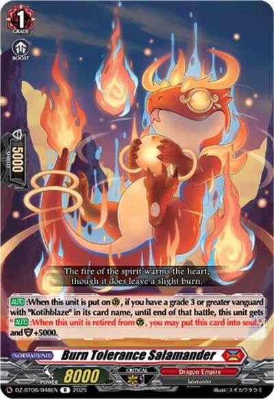 Burn Tolerance Salamander [D-Format] DZ-BT06/048EN